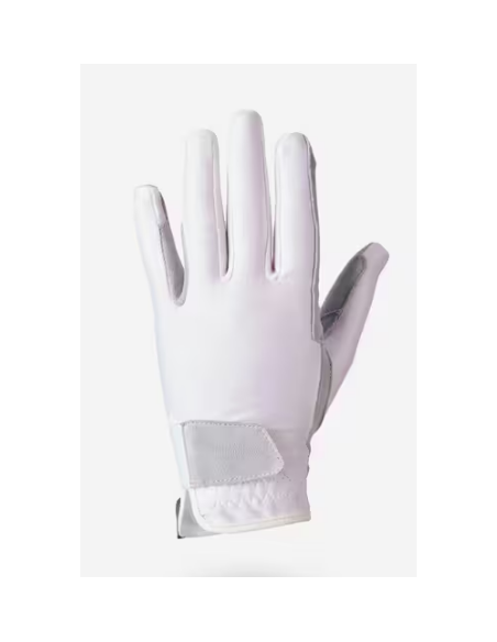 Guantes equitación blanco